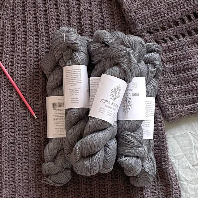 Kingston Tweed wool alpaca blend yarn - DK weight 194 yards each - thespinninghand