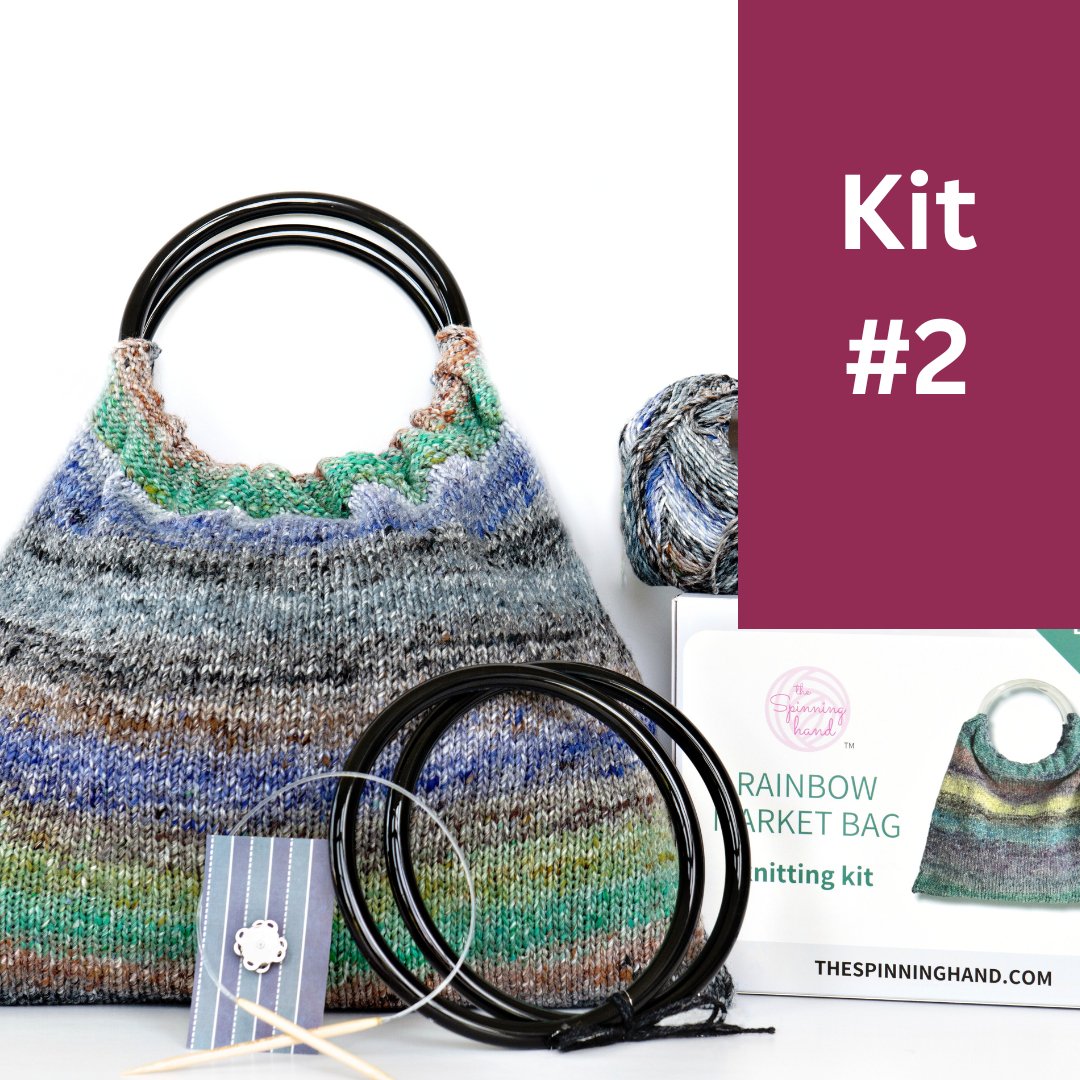 Knitting Kit of the Month Club | 3 Month Bundle | Choose Regular or Deluxe with Needles - thespinninghand