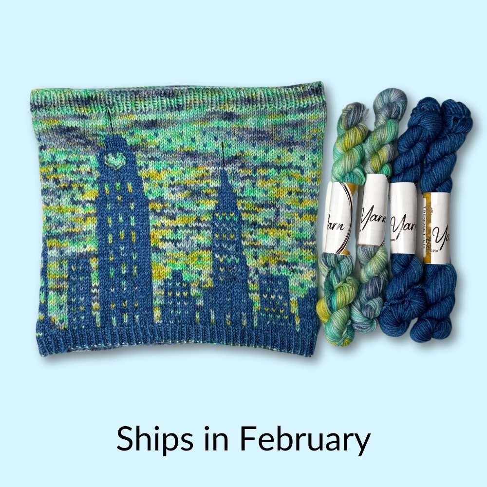 Knitting Kit of the Month Club | 3 Month Bundle | Choose Regular or Deluxe with Needles - thespinninghand