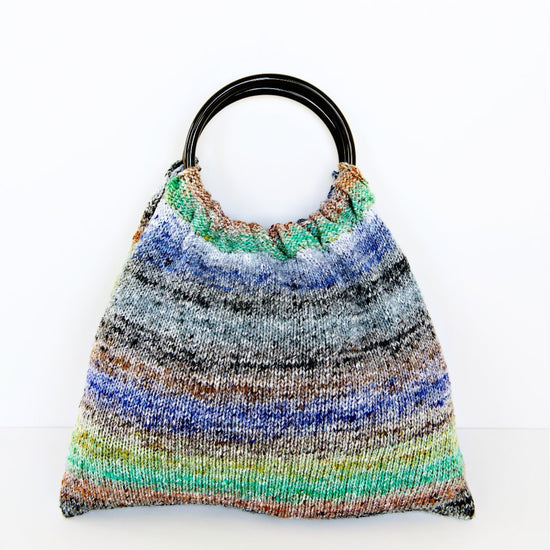 Knitting Pattern - Classic Chic Bag - Includes Learn to Knit eBook - thespinninghand