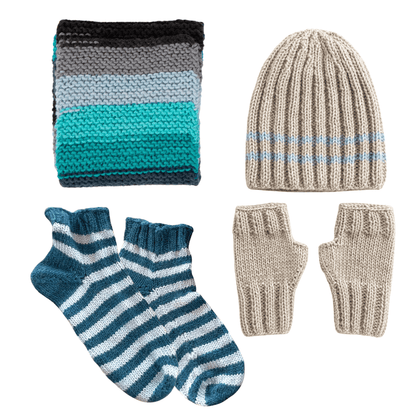 Learn to Knit Levels 1-2-3: Three All-Inclusive Knitting Kits - thespinninghand