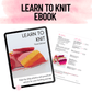 Learn to Knit Scarf Kit for Beginners | Dragonfruit - thespinninghand
