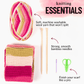 Learn to Knit Scarf Kit for Beginners | Dragonfruit - thespinninghand