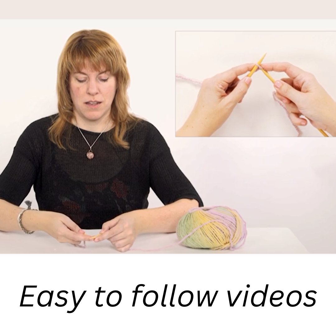 Learn to Knit Scarf Kit for Beginners | Sunset - thespinninghand