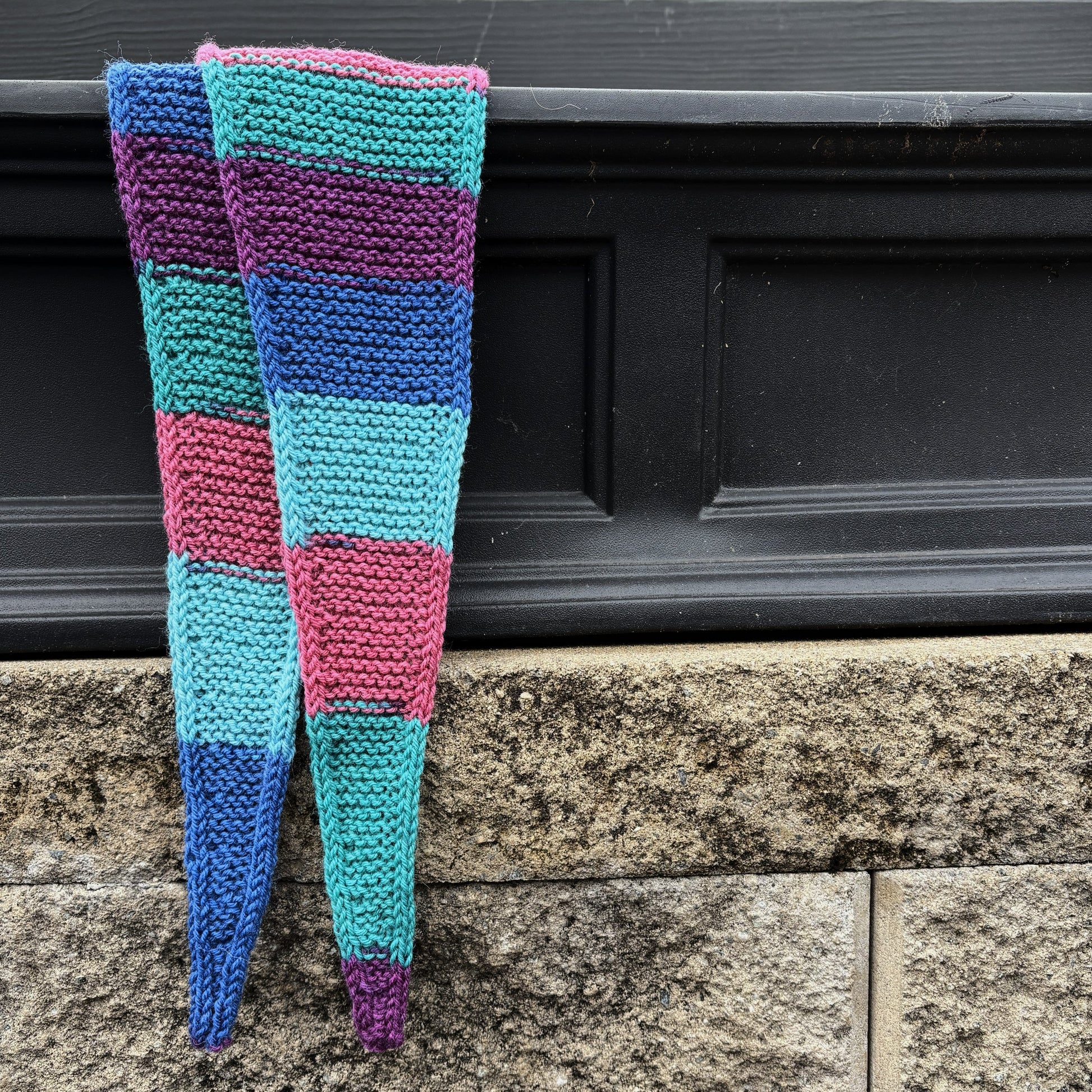 Learn to Knit Scarf Kit for Beginners | Tie Dye - thespinninghand