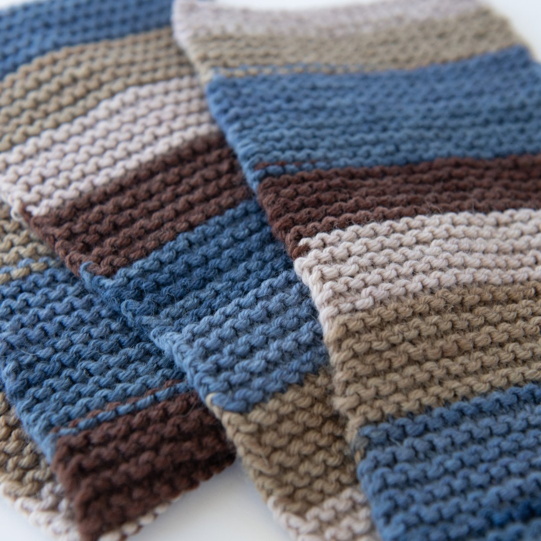 Learn to Knit Scarf Kit for Beginners | Timber - thespinninghand