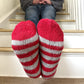 Learn to Knit Slipper Socks - The Joy of Socks Knitting Kit - Pure Alpaca Yarn - thespinninghand