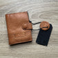 Leather needle case - sewing needle case from MUUD - thespinninghand