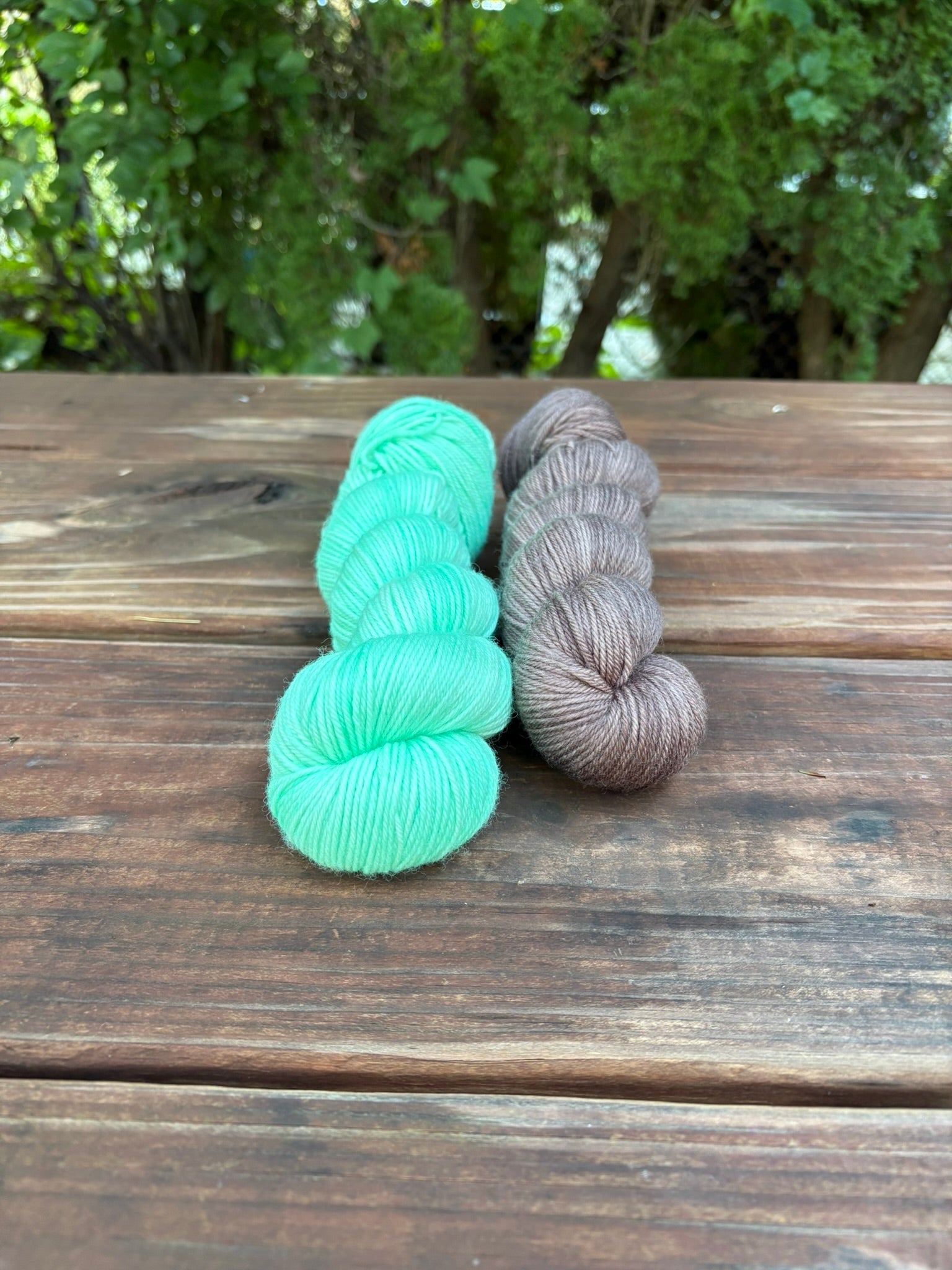 Luxe Apothecary Hand Dyed Yarn Knitting Kit - colorwork fantasy - thespinninghand