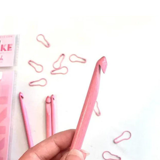 Lykke Blush Crochet Hook - Size US H I K - thespinninghand