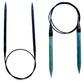 Lykke circular needles - Driftwood plus size 8 Indigo - thespinninghand