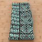 Mint & Chestnut colorwork cowl - hand knit in New Jersey - thespinninghand