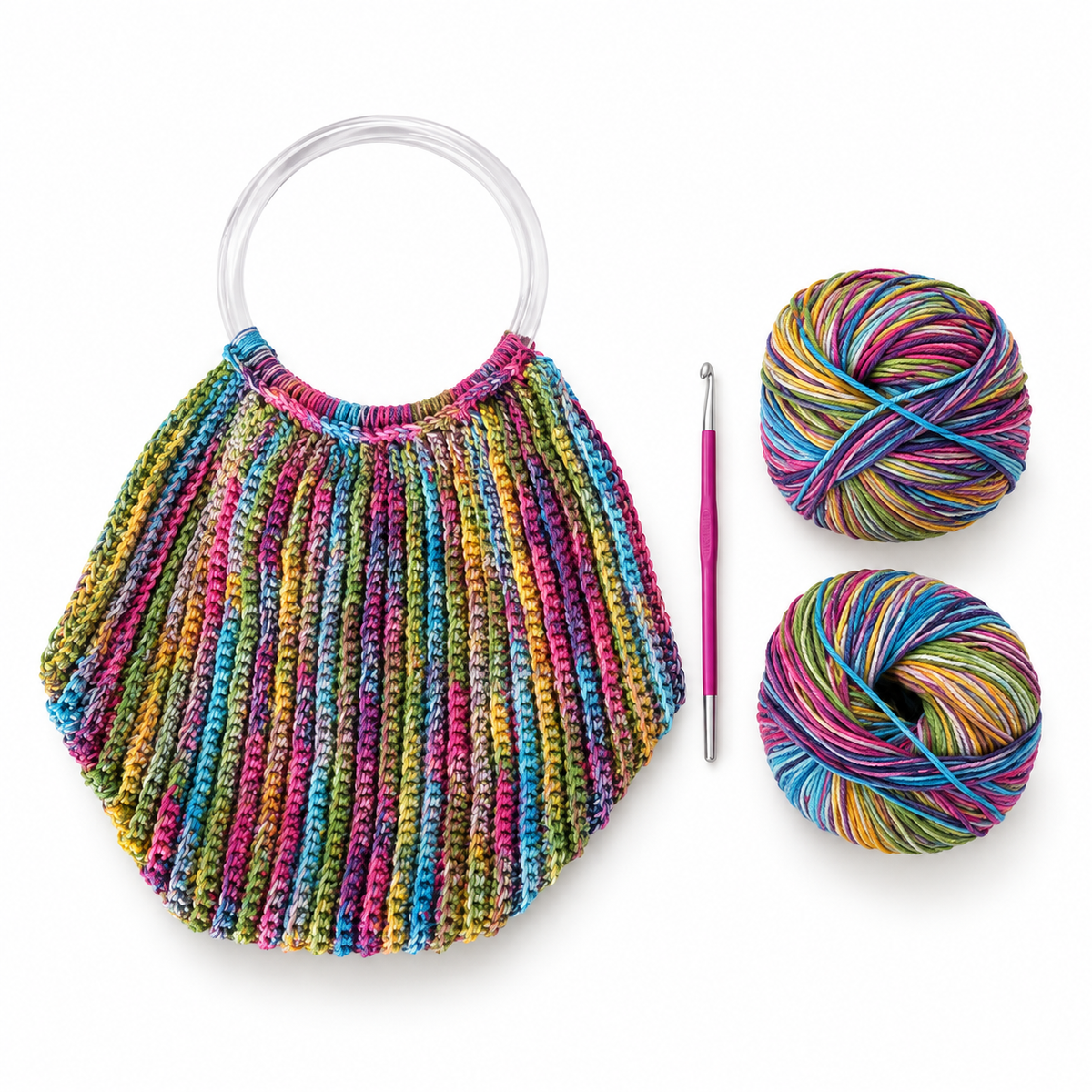 NEW Crochet Kit – Carousel Tote Beginner Crochet Kit - thespinninghand