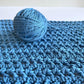 Orange Conway + Bliss Cleo yarn - 98 yards per skein - Aran weight yarn - thespinninghand
