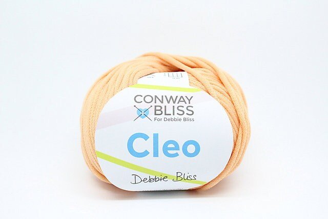 Peach Cleo yarn - color 05 Just Peachy - Conway and Bliss - 98 yards - thespinninghand
