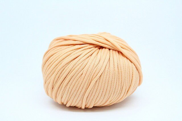 Peach Cleo yarn - color 05 Just Peachy - Conway and Bliss - 98 yards - thespinninghand