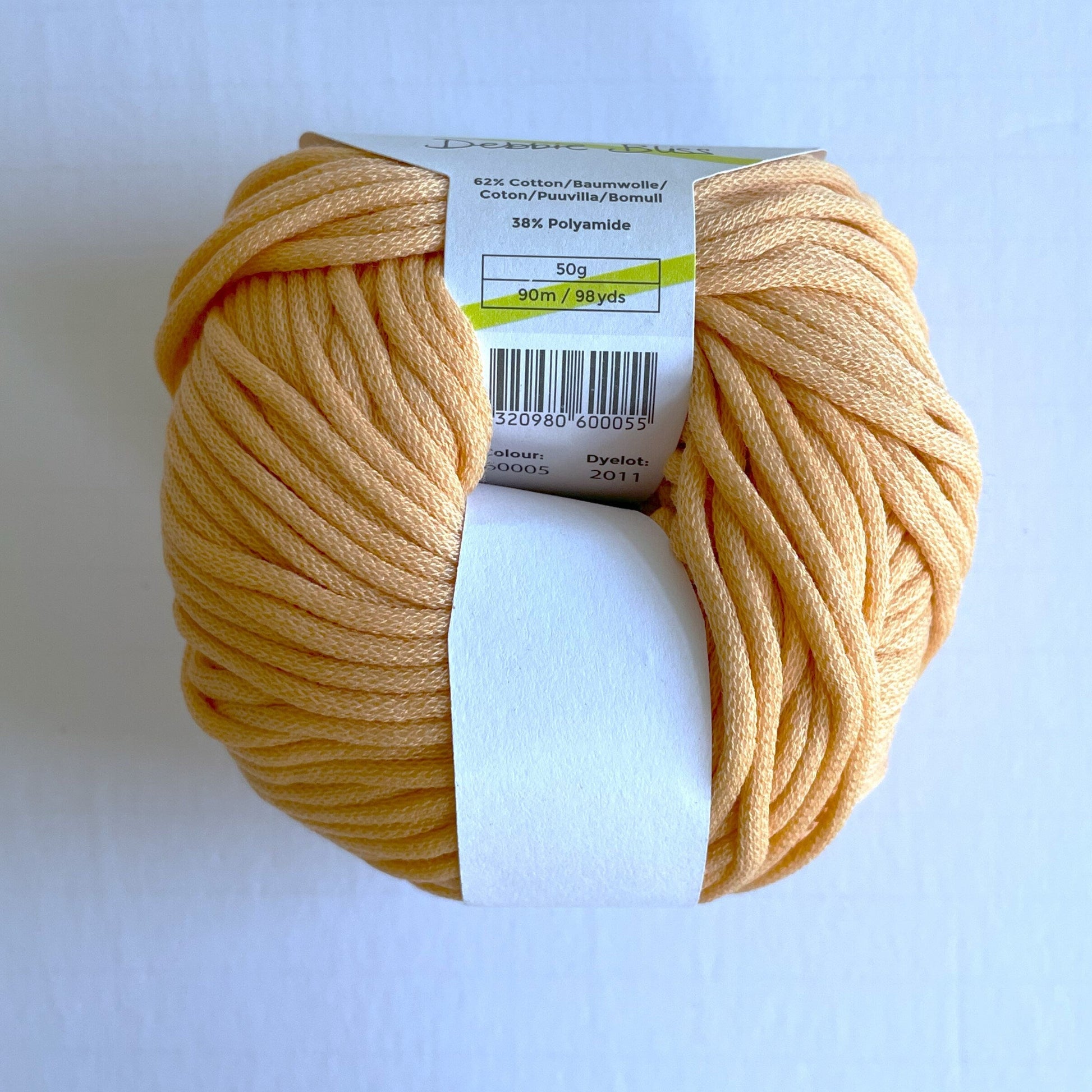 Peach Cleo yarn - color 05 Just Peachy - Conway and Bliss - 98 yards - thespinninghand