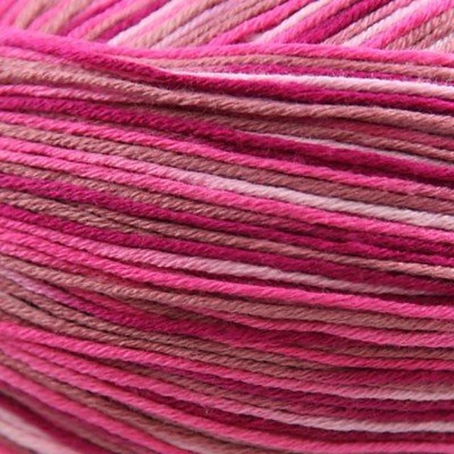 Pink multi Bamboo Pop - cotton bamboo yarn - 292 yards each - color 206 Pink Joy - thespinninghand