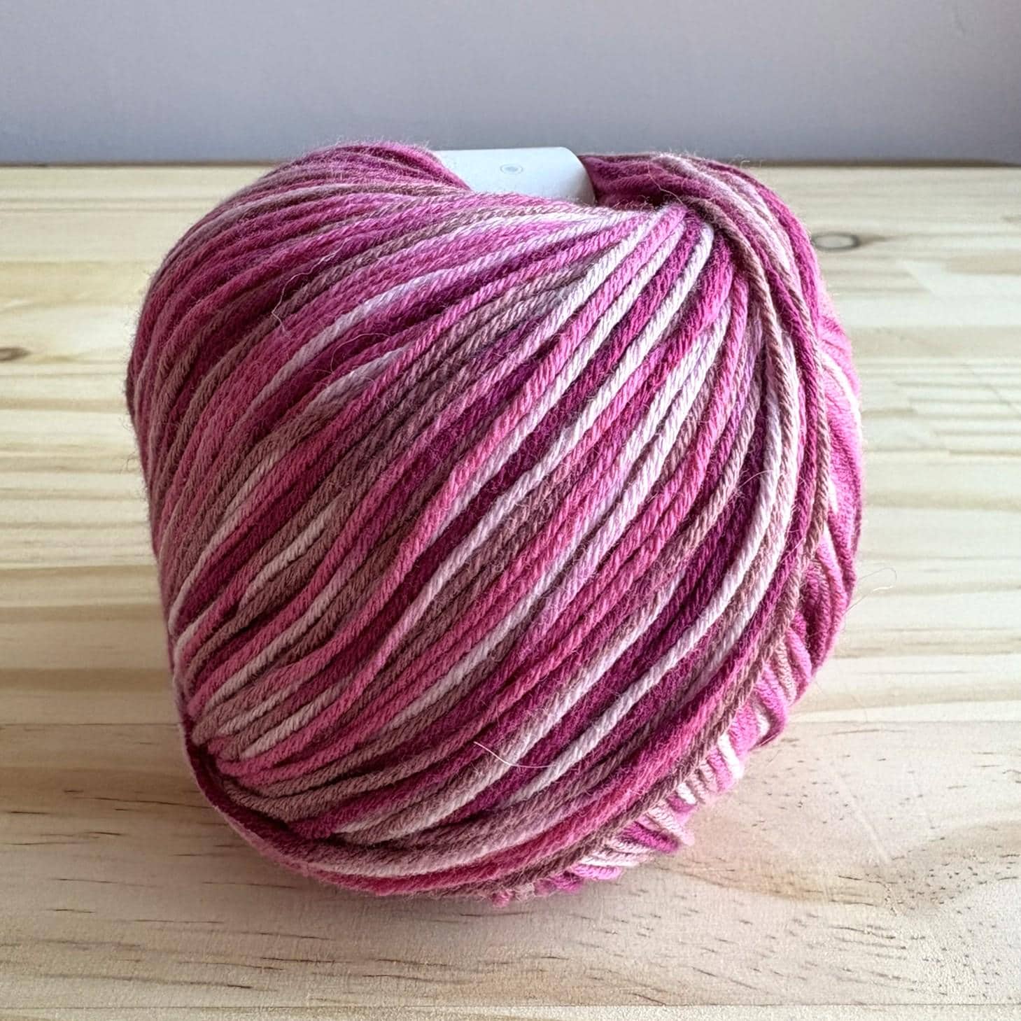 Pink multi Bamboo Pop - cotton bamboo yarn - 292 yards each - color 206 Pink Joy - thespinninghand