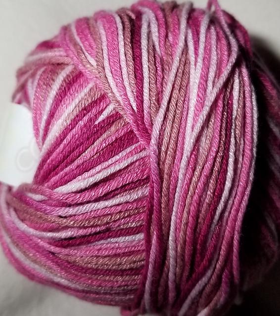 Pink multi Bamboo Pop - cotton bamboo yarn - 292 yards each - color 206 Pink Joy - thespinninghand