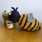 PREORDER: Bee Kind Stuffie - Knit Bumblebee Plushie - thespinninghand