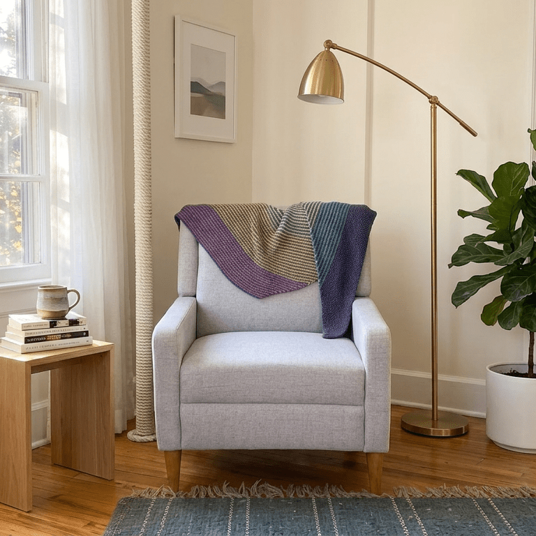 PREORDER Popcycle Shawl Kit — Easy Shawl Pattern, Light Bamboo Yarn - thespinninghand