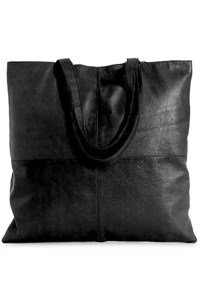 PREORDER Show Stopper - XL leather bag to hold sweater projects, blankets, and everything else - thespinninghand