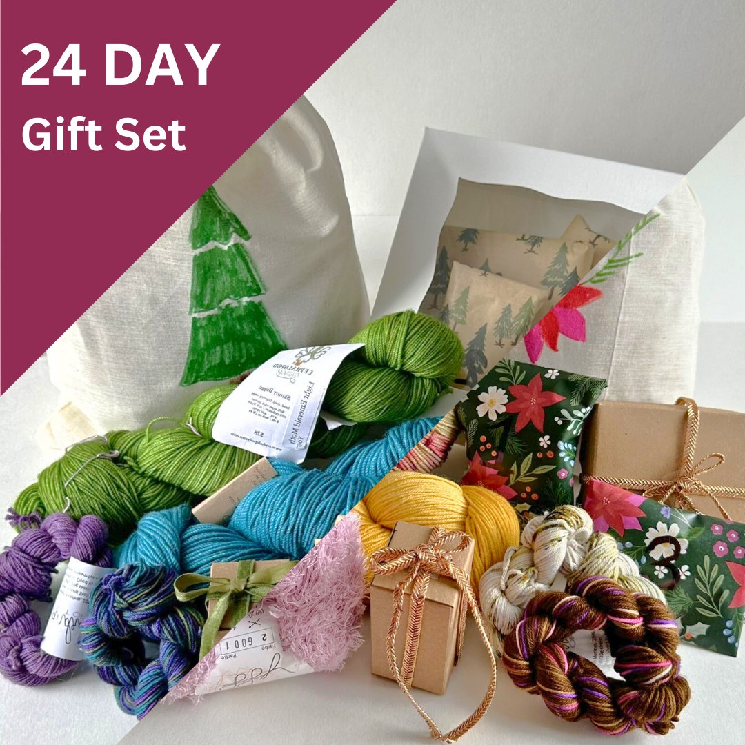 PREORDER Yarn and Knitting Gift 2024 Advent Sets - thespinninghand