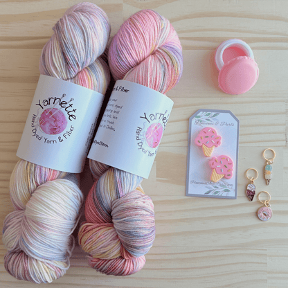 Quarterly Hand Dyed Yarn Knitting Kit Subscription - thespinninghand