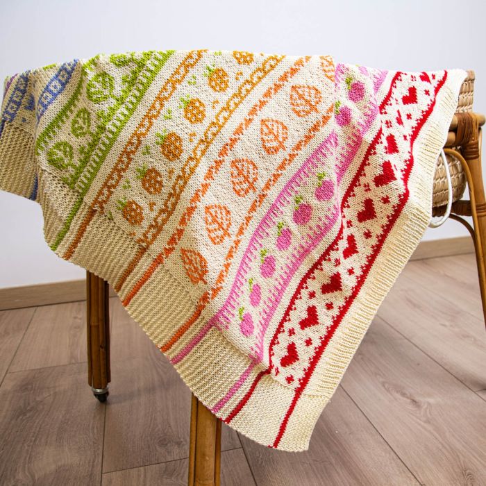 Spring Blanket KAL - Organic Cotton, Intermediate Level - thespinninghand