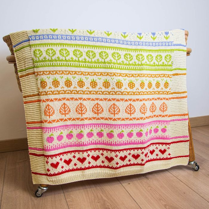 Spring Blanket KAL - Organic Cotton, Intermediate Level - thespinninghand