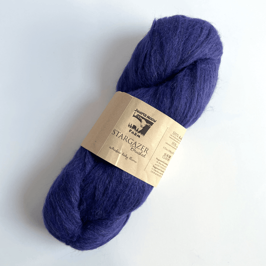 Stargazer Brushed Extrafine Baby Llama | Juniper Moon Farm Yarn - thespinninghand