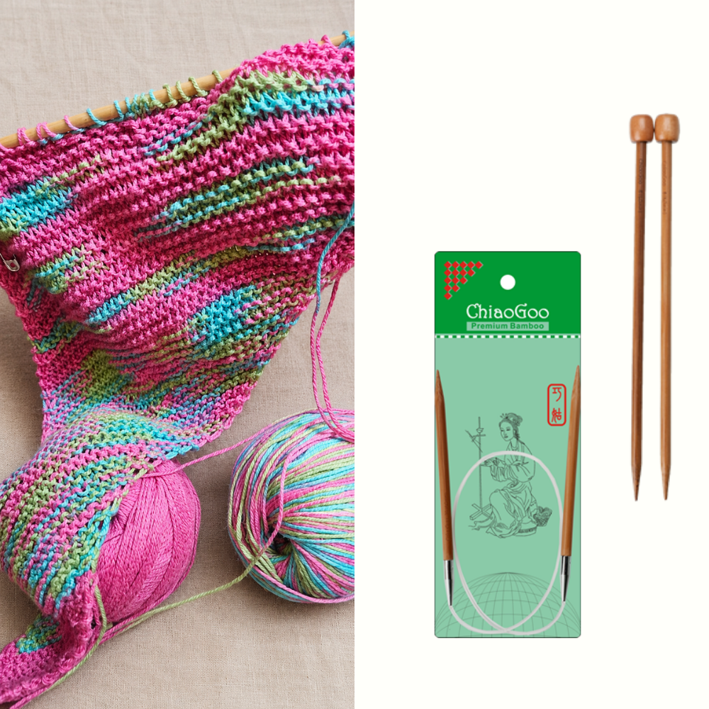 Summer Shawl Kit — Easy Shawl Pattern, 3 color choices - thespinninghand