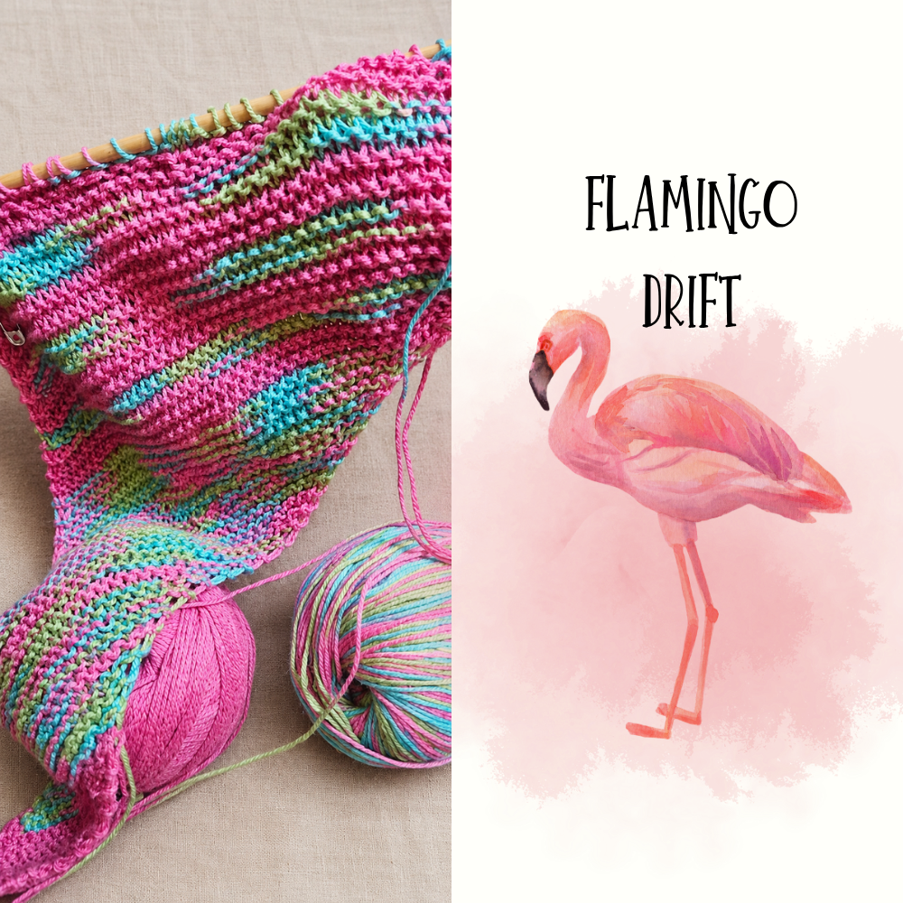 Summer Shawl Kit — Easy Shawl Pattern, 3 color choices - thespinninghand