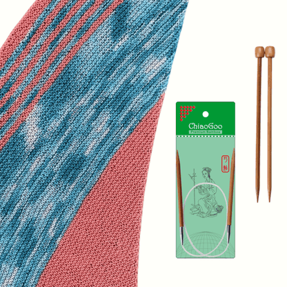 Summer Shawl Kit — Easy Shawl Pattern, 3 color choices - thespinninghand