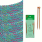 Summer Shawl Kit — Easy Shawl Pattern, 3 color choices - thespinninghand