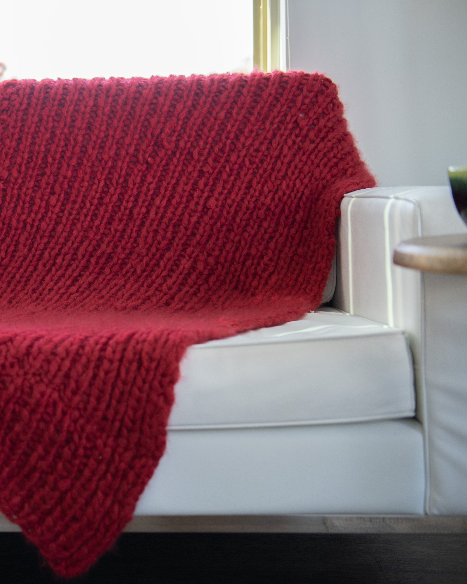 The Ultimate Cozy Cashmere Blanket Knitting Kit - thespinninghand