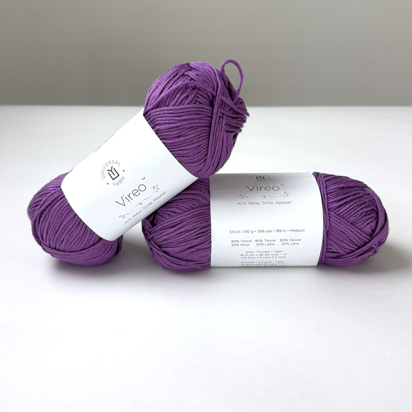 Vireo Wool & Tencel Blend Yarn for Knitting and Crochet, DK weight - thespinninghand