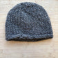 Wool Hat - dark gray - adult size - thespinninghand