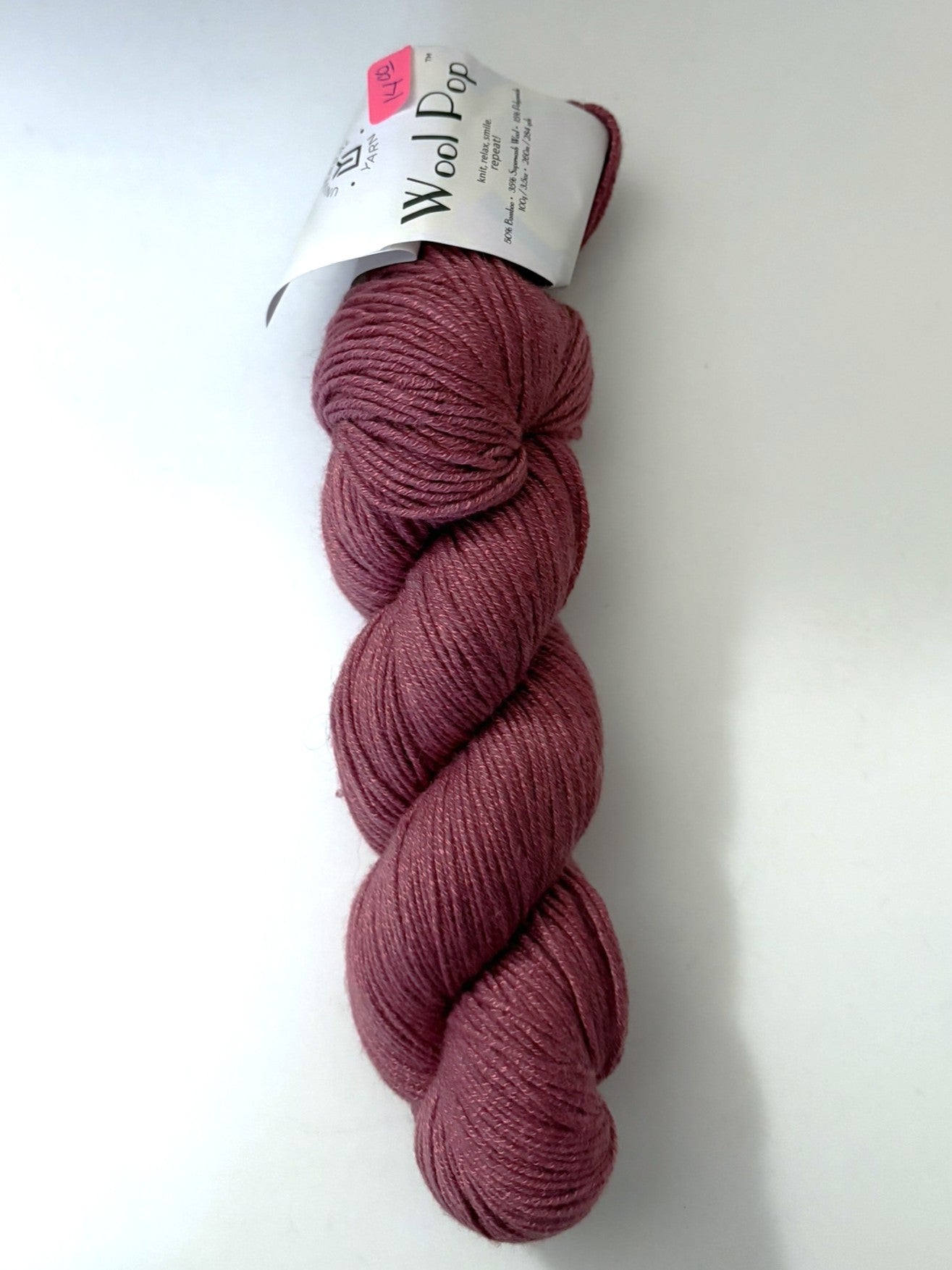 Wool Pop yarn - bamboo wool blend DK weight - thespinninghand