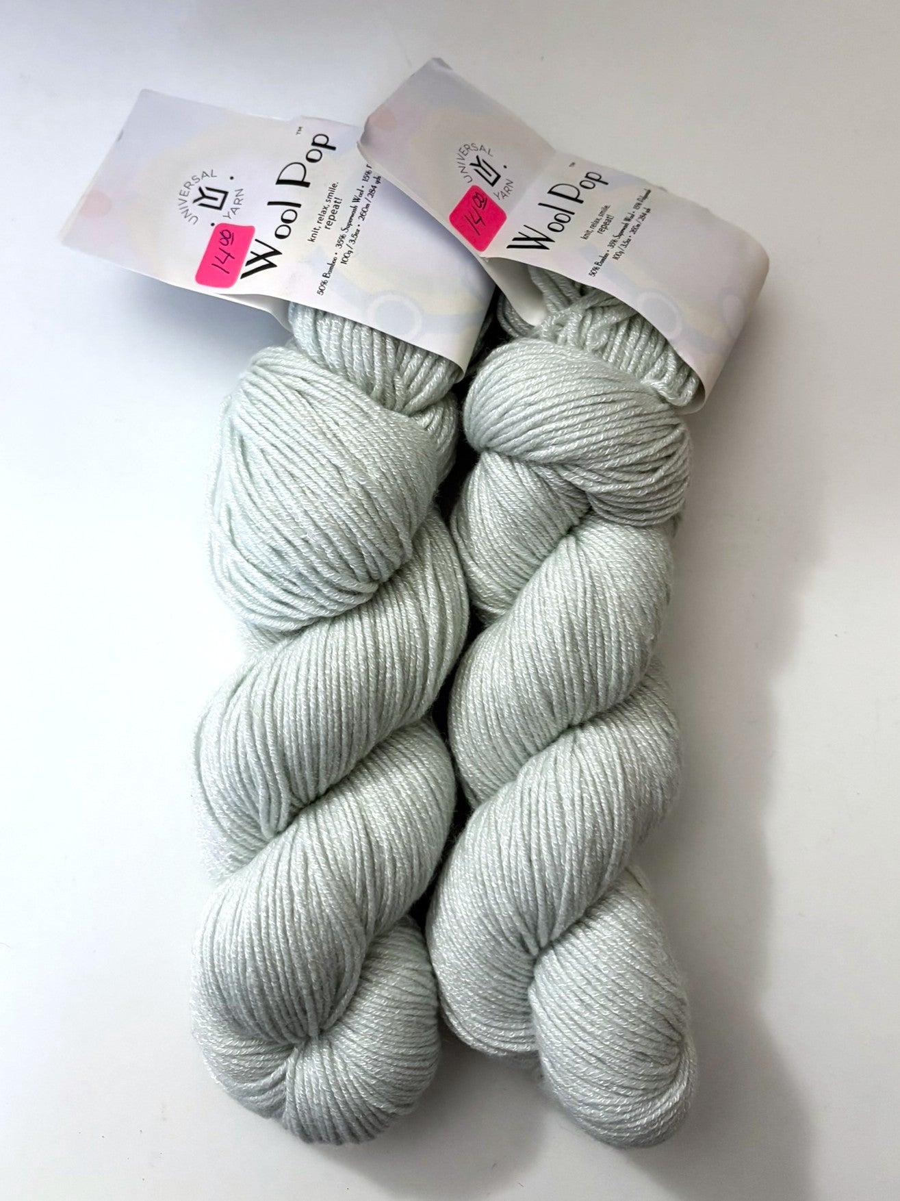 Wool Pop yarn - bamboo wool blend DK weight - thespinninghand