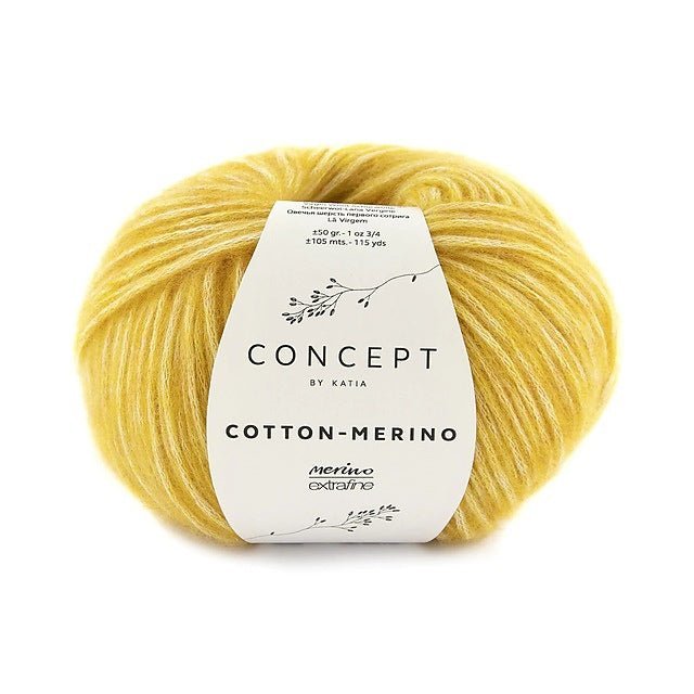 Cotton Merino Worsted Weight Yarn - Concept by Katia - thespinninghand