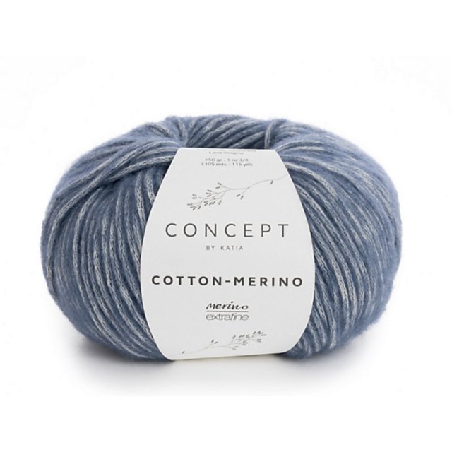 Cotton Merino Worsted Weight Yarn - Concept by Katia - thespinninghand