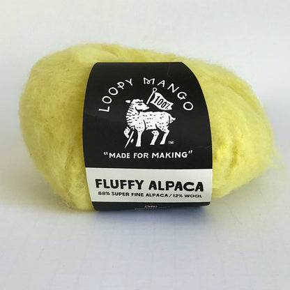 Loopy Mango Fluffy Alpaca - thespinninghand