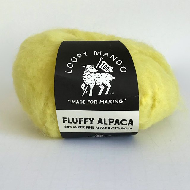 Loopy Mango Fluffy Alpaca - thespinninghand