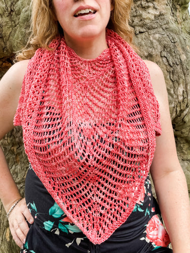 Popsicle Shawl Knitting Pattern - thespinninghand