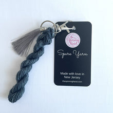 Load image into Gallery viewer, Spare Yarn Keychain | Stocking Stuffer for Knitters and Crocheters - thespinninghand
